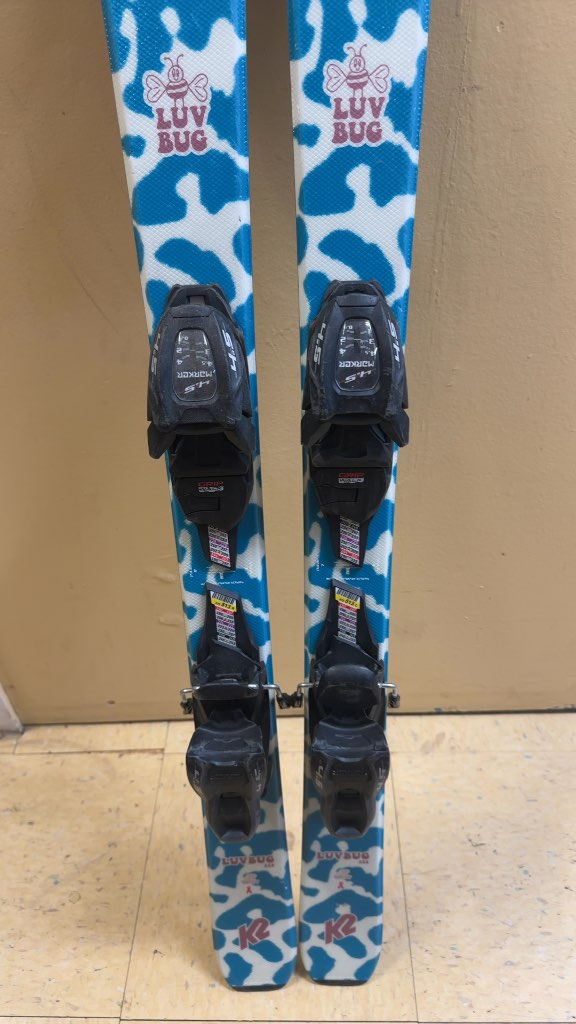 K2 Luv Bug Youth Skis 112 cm Used