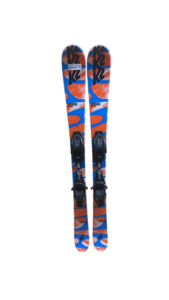 K2 Missy Girls' Skis with Marker Bindings Used 119 cm