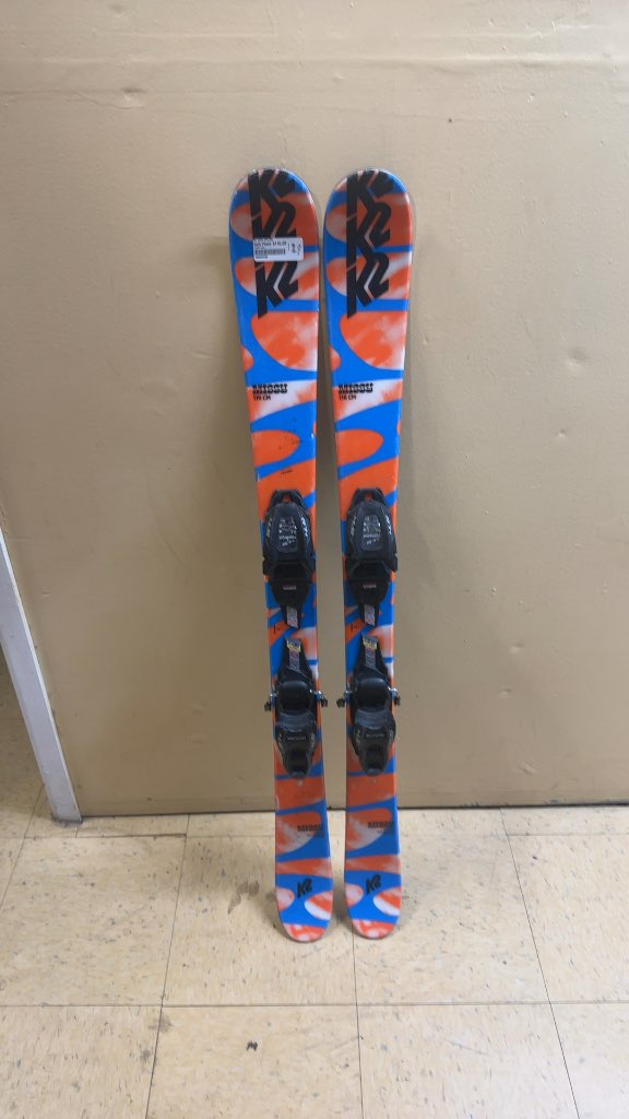 K2 Missy Girls' Skis with Marker Bindings Used 119 cm