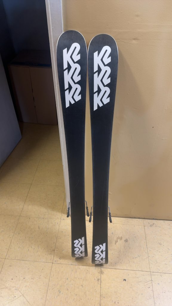 K2 Poacher Jr Skis with Marker 4.5 Bindings Used 129cm