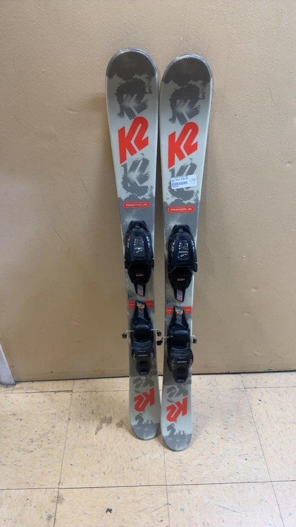 K2 Poacher Jr Skis with Marker 7.0 Bindings Used 109cm
