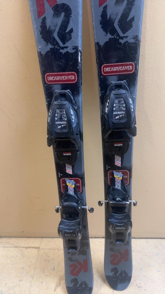 K2 Skis Dreamweaver Marker 4.5 Bindings Used 109 cm