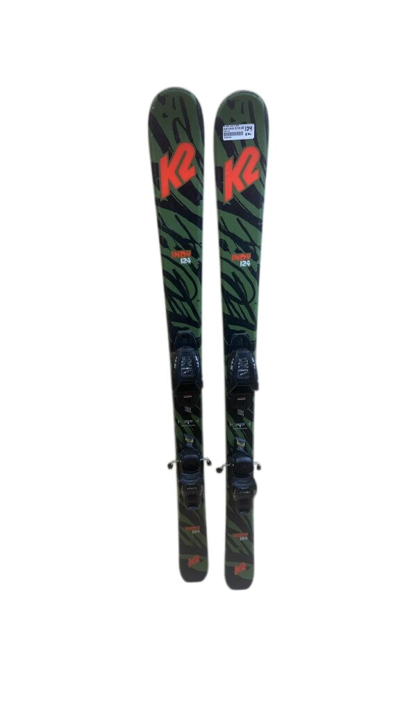 K2 Skis Indy Marker 4.5 Bindings Used 124cm