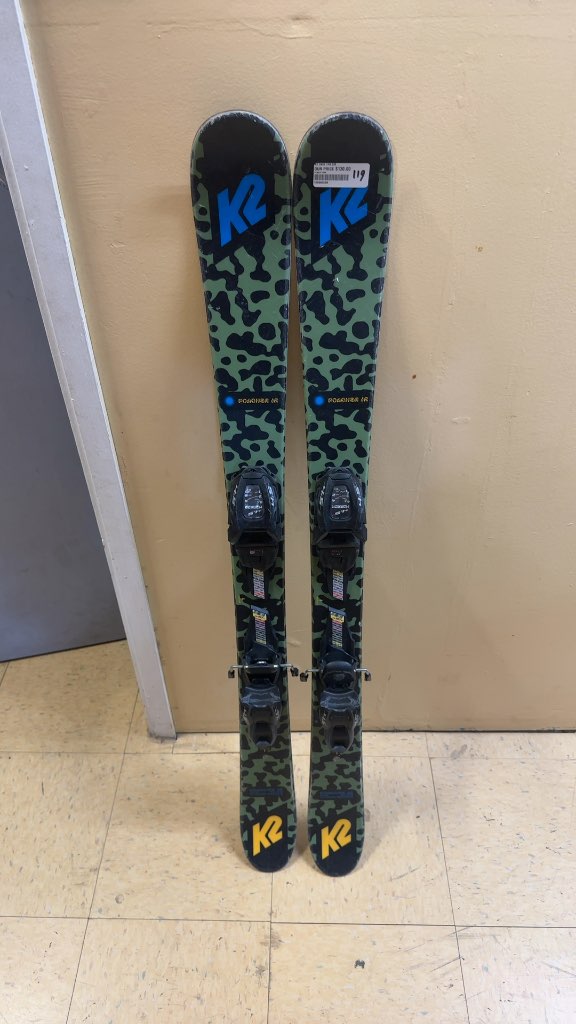 K2 Skis Poacher Jr Green Camo Used 119 cm
