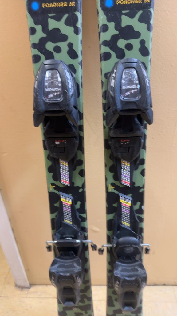 K2 Skis Poacher Jr Green Camo Used 119 cm