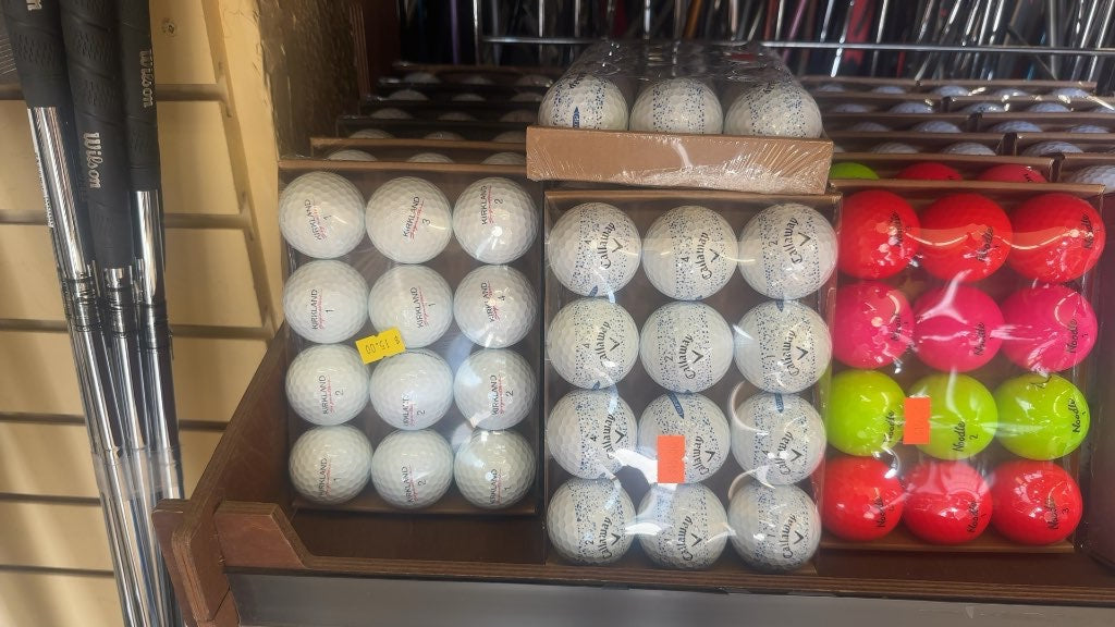 Kirkland Signature Golf Balls Used 12-Pack
C grade balls, all sorts of brands for $15-great deal