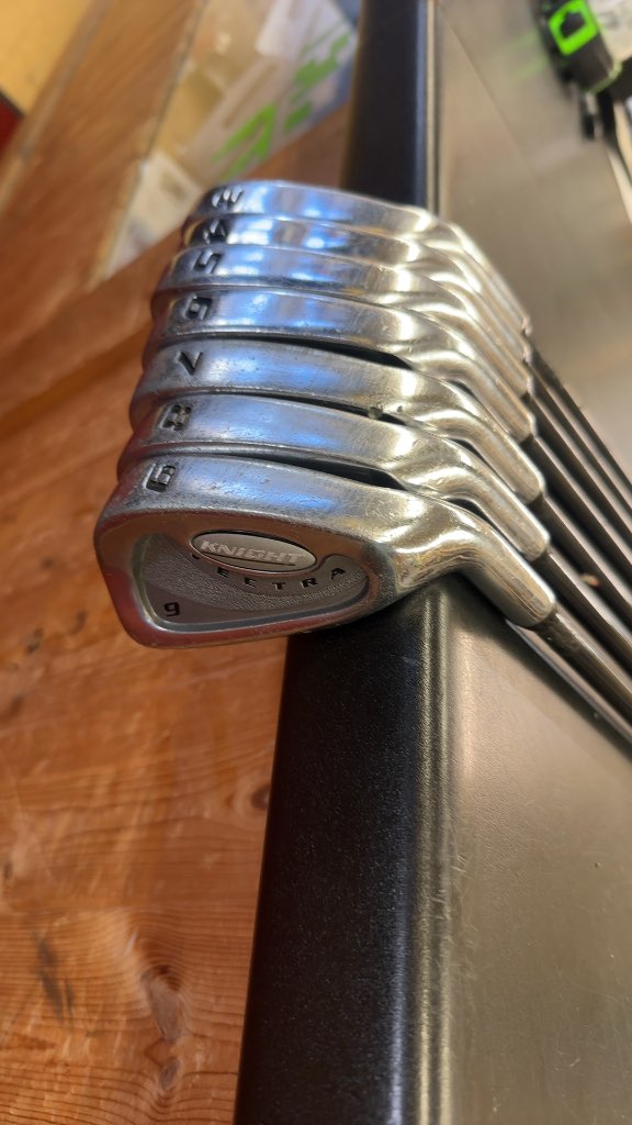 Knight Extra Iron Set 3-9 Irons Graphite Shafts Used