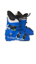 Lange Kids Ski Boots RSJ 50 Blue Used Size 19.5