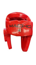 Macho Martial Arts Sparring Headgear Red Used