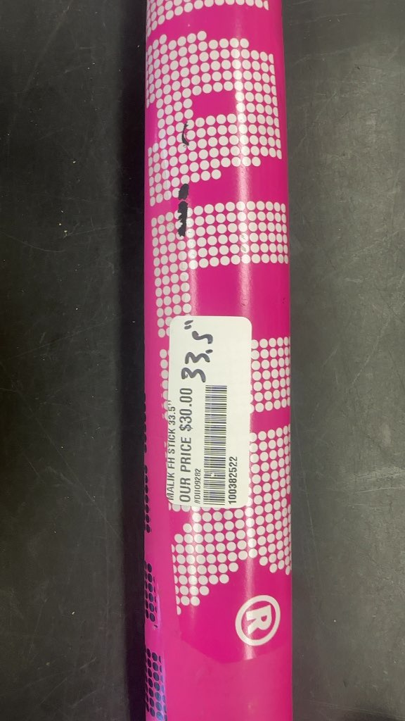 Malik Field Hockey Stick Pink Used 33.5"