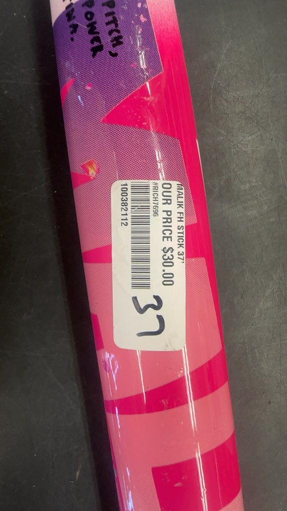 Malik Field Hockey Stick Pink Used 37"