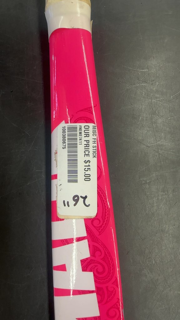 Malik Field Hockey Stick Slam Pink Used 26"