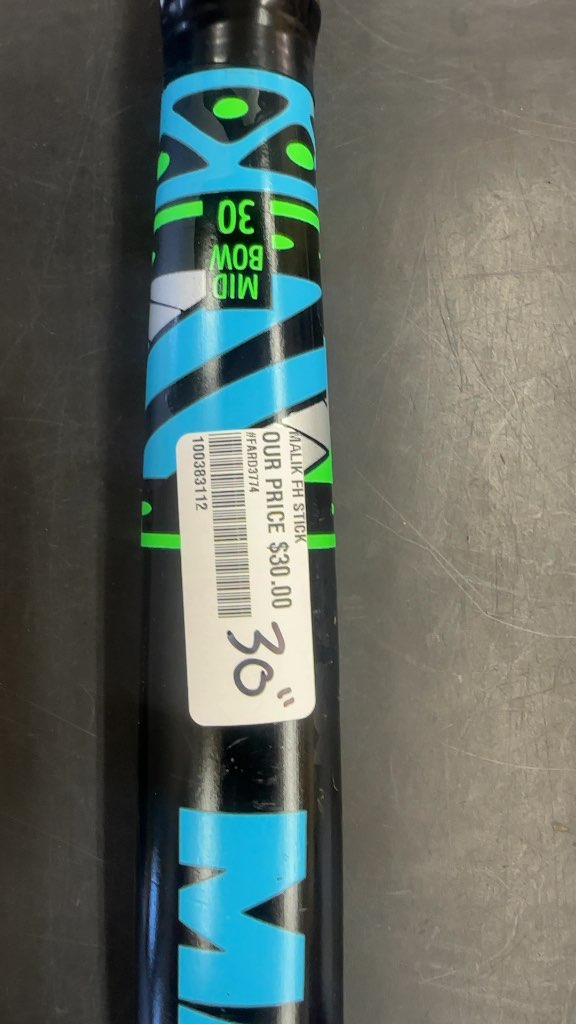 Malik Slam J Field Hockey Stick Used 30"