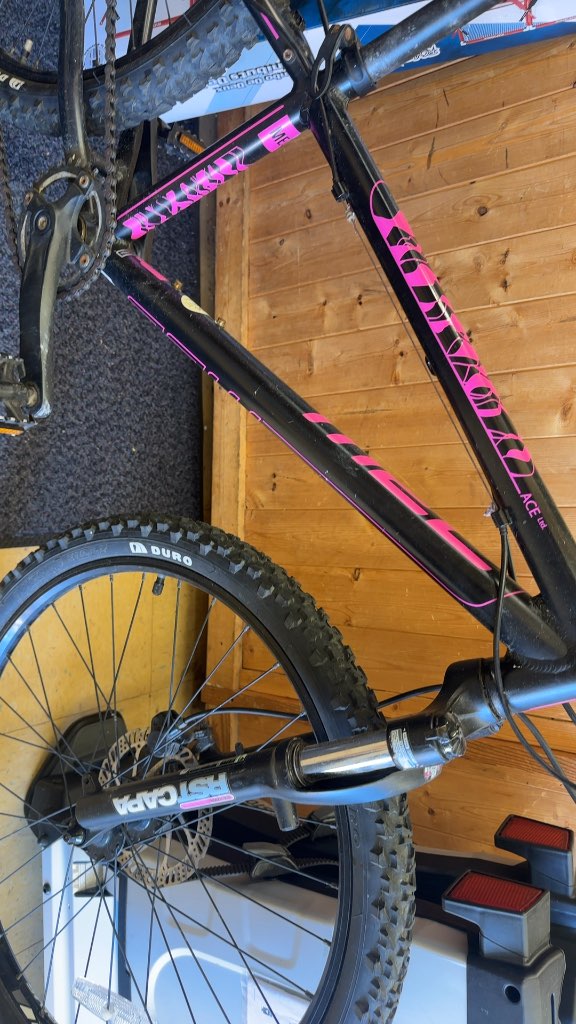 MEC Kids Mountain Bike Ace Ltd Black/Pink Used 24"-very good condition