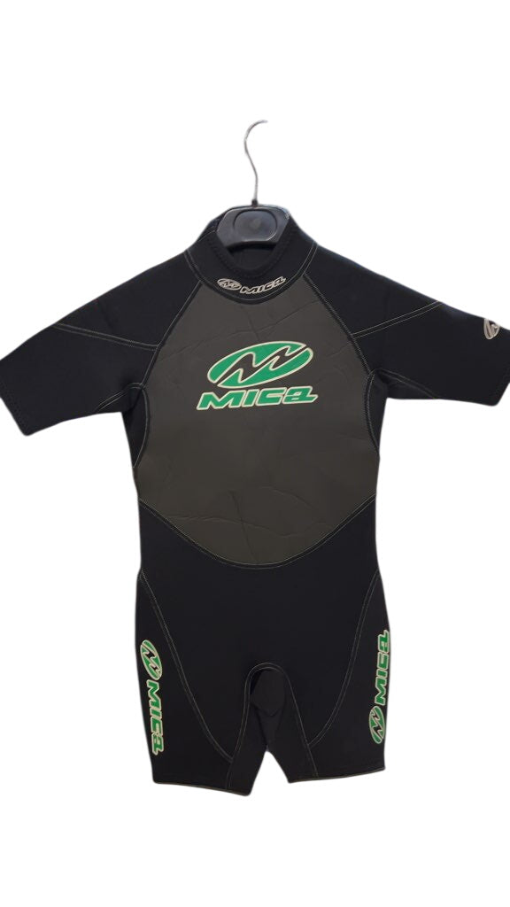 Mica Shorty Wetsuit Black/Grey Size 8