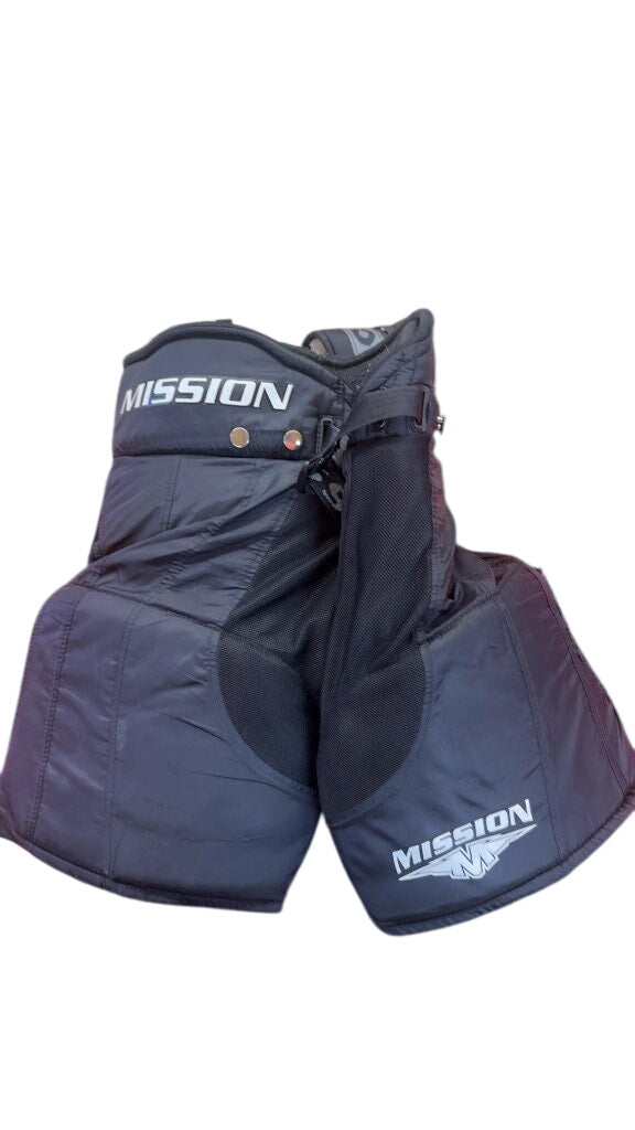 Mission Hockey Pants Black Used Junior Large