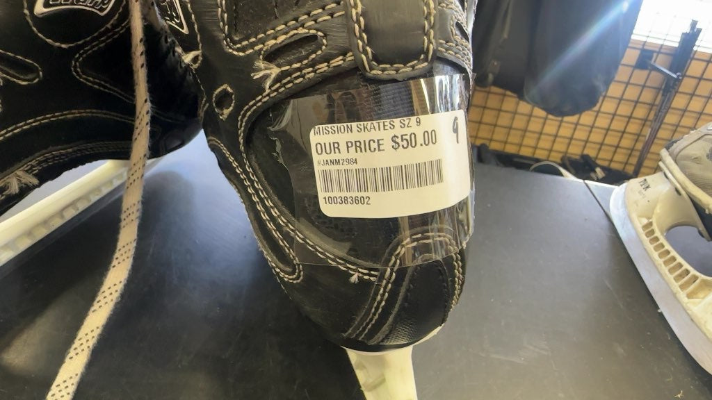 Mission Hockey Skates Used Size 9