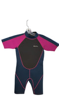 Mountain Warehouse Beach Junior Shorty Wetsuit Navy/Pink Good Condition 11-12 Yrs