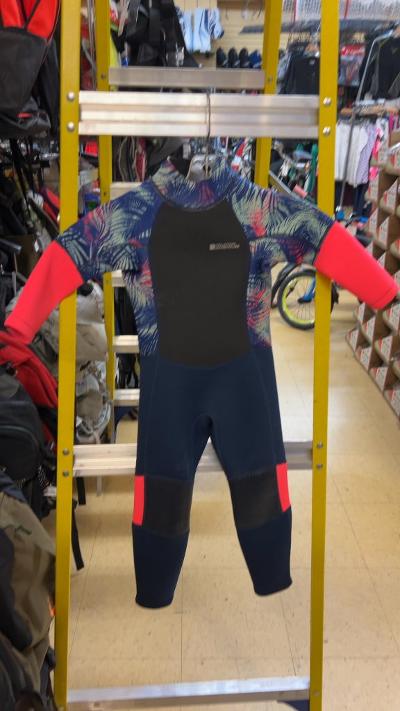 Mountain Warehouse Kids Full Body Wetsuit Navy/Pink Size 3-4