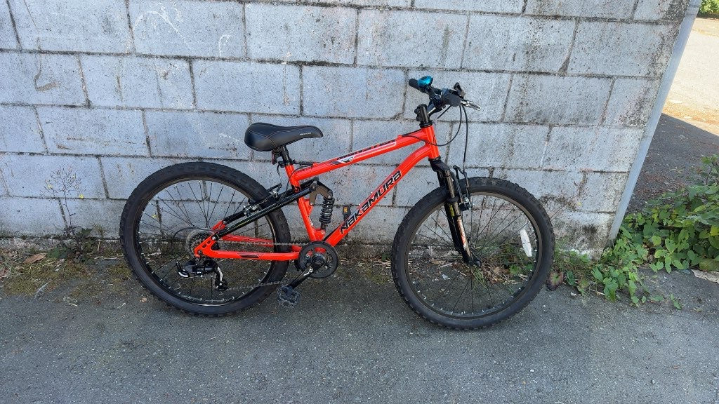 Nakamura Monster Kids Mountain Bike Orange Used 24"