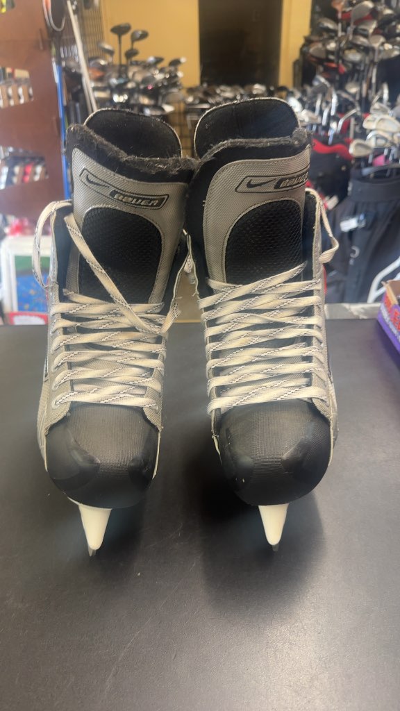 Nike Bauer Ice Hockey Skates Black/Grey Used