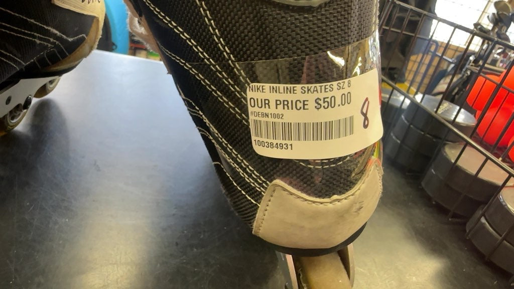 Nike Bauer Mega 40-70 Inline Skates - Size 8