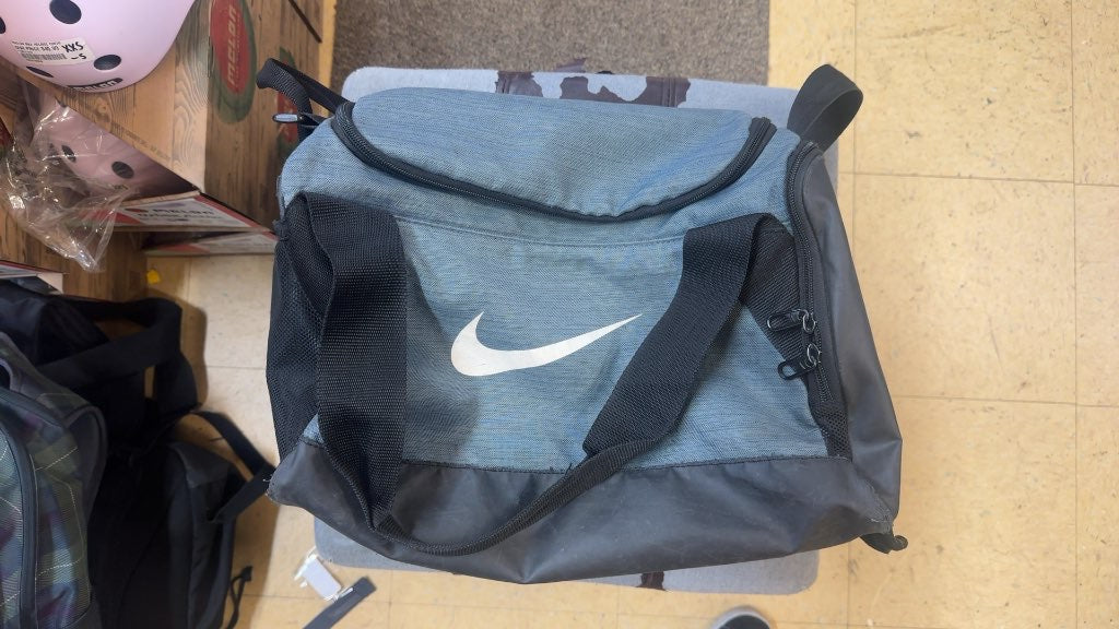 Nike Duffle Bag Blue/Grey Good Condition