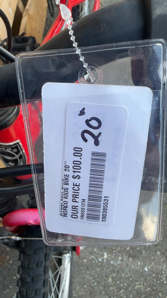 Norco Eliminator 20" Kids' Mountain Bike - Red