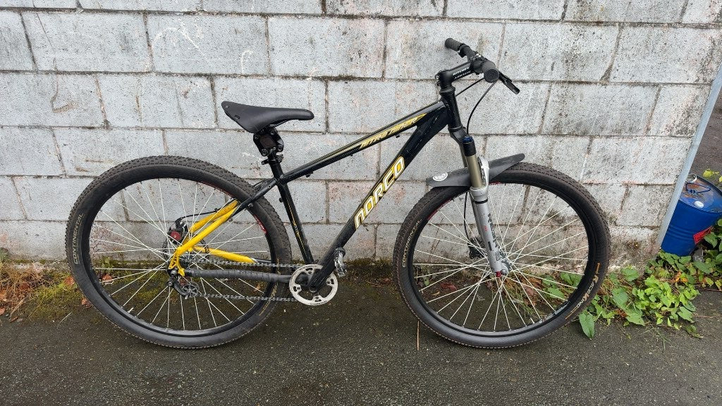 Norco Nitro Niner 29er Hardtail Mountain Bike-single speed, lots of upgraded components