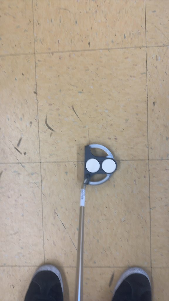 Odyssey White Steel 2-Ball SRT Golf Putter Used 35"