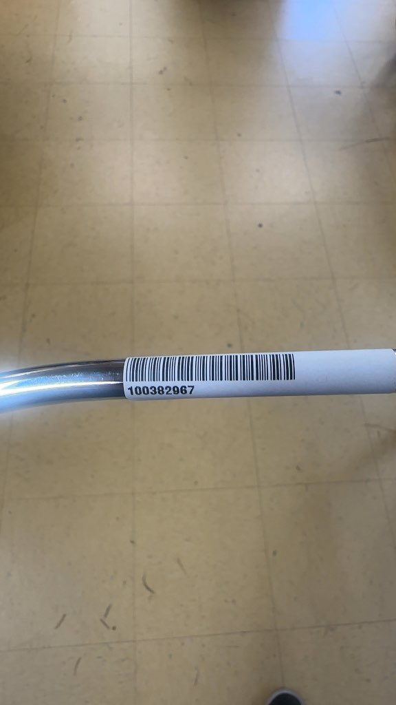 Odyssey White Steel 2-Ball SRT Golf Putter Used 35"