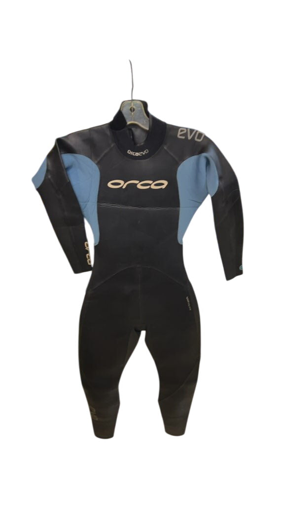Orca Evo Women's Wetsuit Black/Blue Good Condition SM