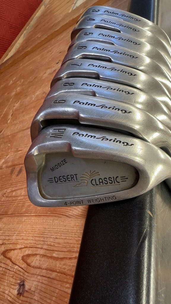 Palm Springs Desert Classic Iron Set Used 3-PW