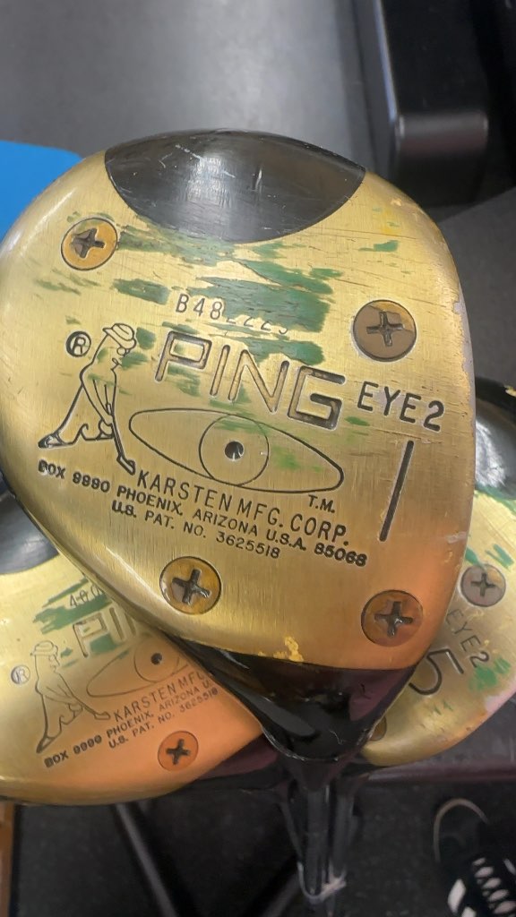 PING Wood Golf Club Set EYE2 1, 3, 5 Woods Used
Absolute classic woods