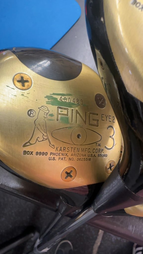 PING Wood Golf Club Set EYE2 1, 3, 5 Woods Used
Absolute classic woods