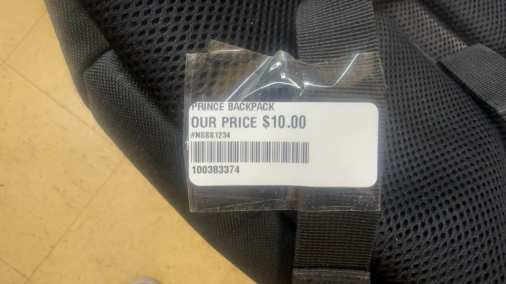 Prince Racket Sports Backpack Green/Black Good Condition