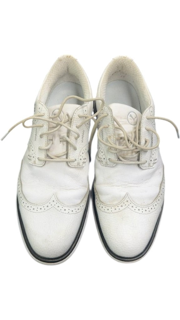 Puma Golf Shoes Wingtip Brogue White Size 11.5