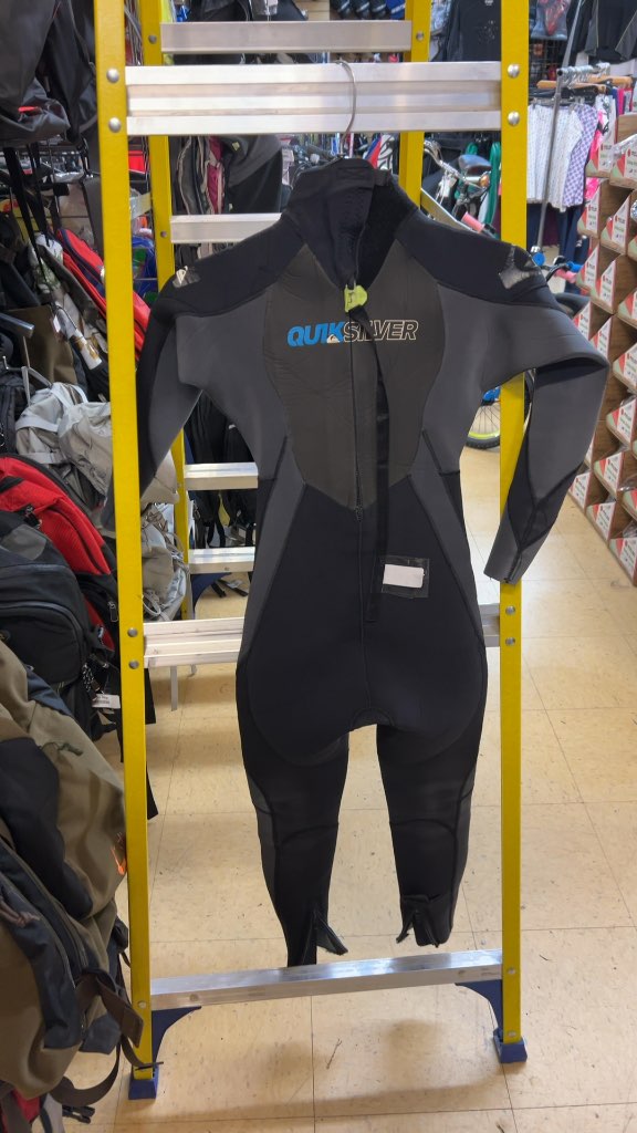Quiksilver Wetsuit Syncro 5/4/3mm Good Condition Size 10