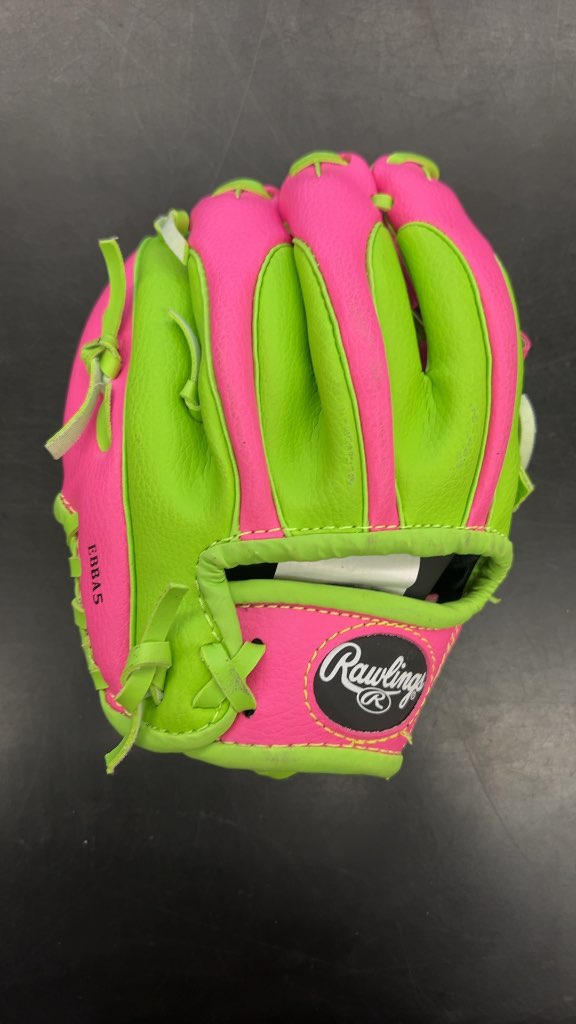 Rawlings Baseball Glove Players Series PL85 Pink/Green 8.5"