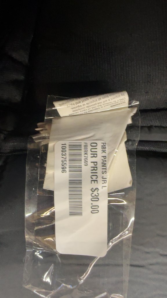 Reebok 5K Junior Hockey Pants Black Size Large