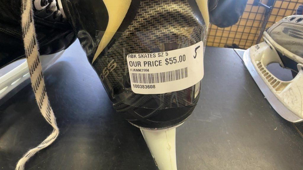 Reebok 6K Pump DSS Hockey Skates Used Size 5