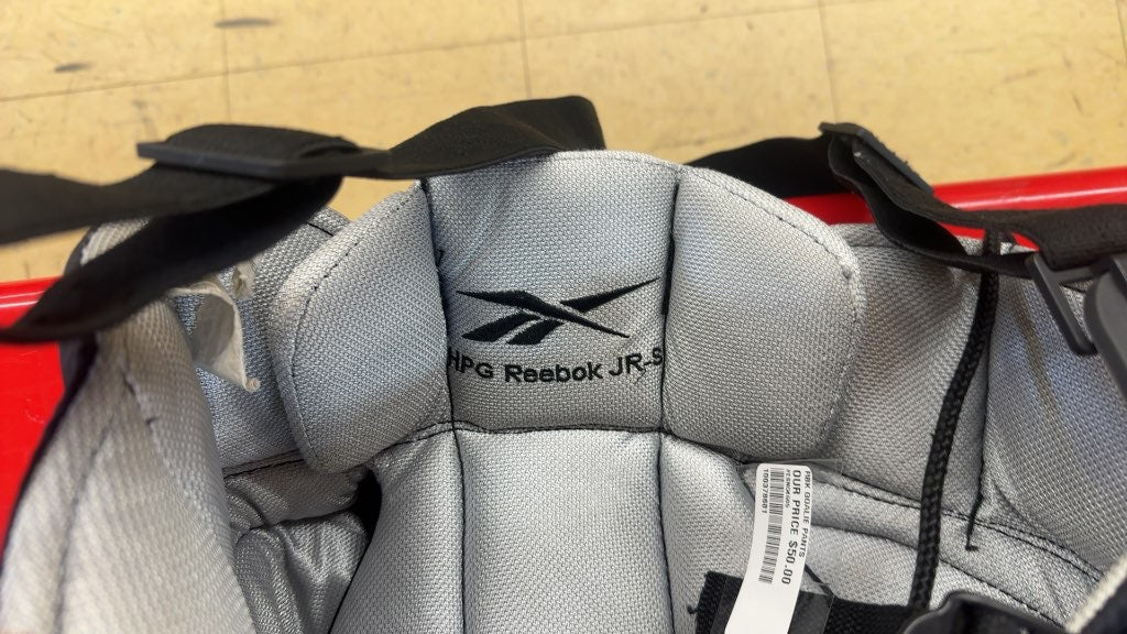 Reebok HPG Goalie Pants Junior Small Black Good Condition