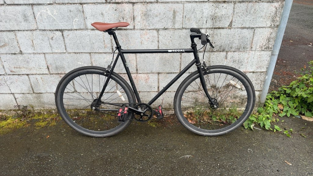 Regal Single Speed Road Bike 700c Black Used