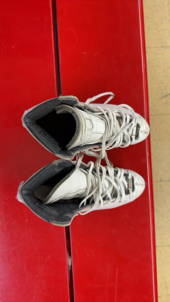 Riedell Allure XP Figure Skates White Used Size 8