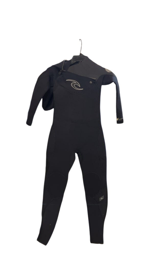 Rip Curl Flashbomb 5/3 Chest Zip Wetsuit Black Size 10 Junior