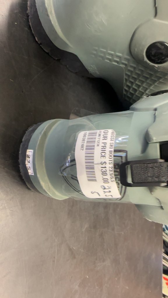 Rossignol Alltrack JR 80 Ski Boots Green Used 23.5