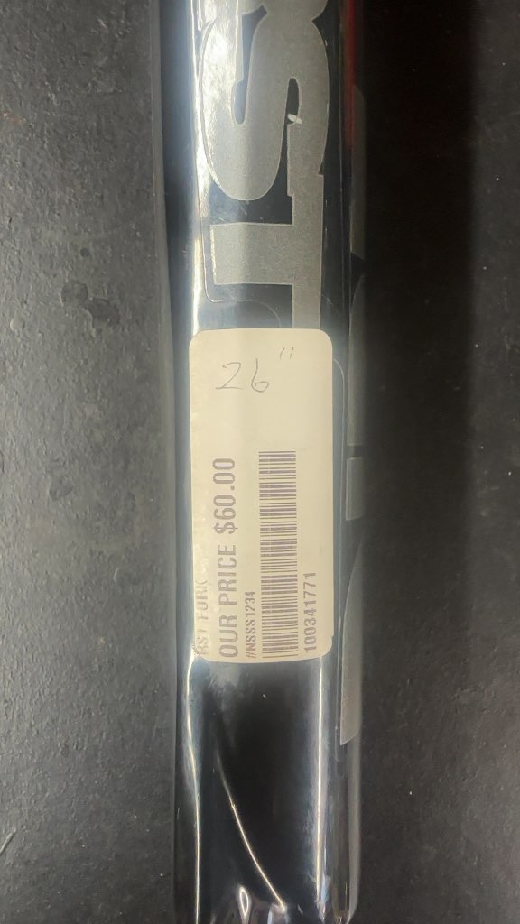 RST 26" Mountain Bike Suspension Fork Used