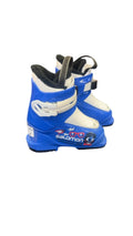 Salomon Junior Ski Boots Blue/White Used Size 15.5