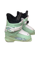 Salomon Kids Ski Boots Mint Green Used Size 17/18