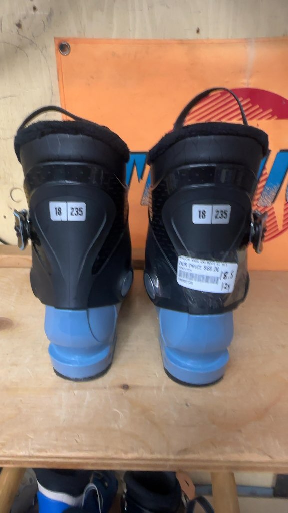 Salomon Kids Ski Boots T2 Blue/Black Used Size 18.5